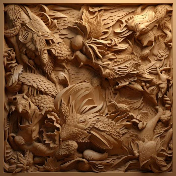 نموذج ثلاثي الأبعاد لآلة CNC 3D Art 